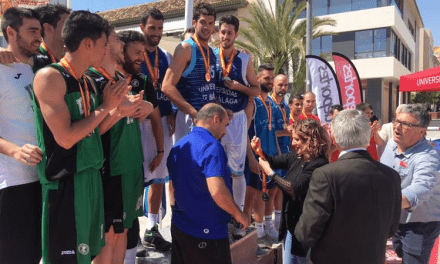 Los campeones de los finales del Campeonato España Universitario Basket 3×3 en San Javier