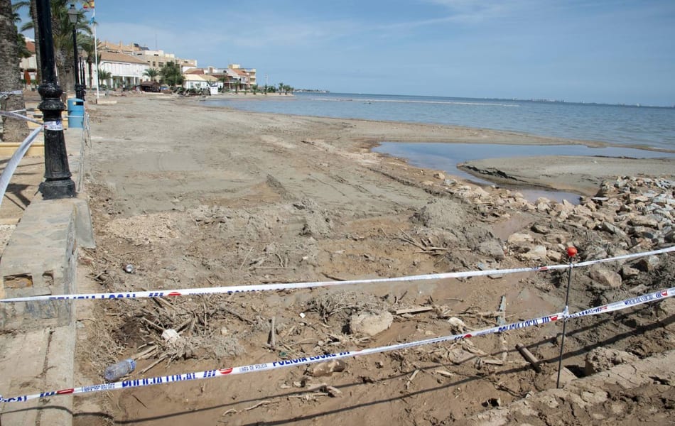 La gota fría pone fin a la campaña turística en el Mar Menor 2019