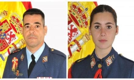 El accidente del comandante Melero y la alférez Almirón