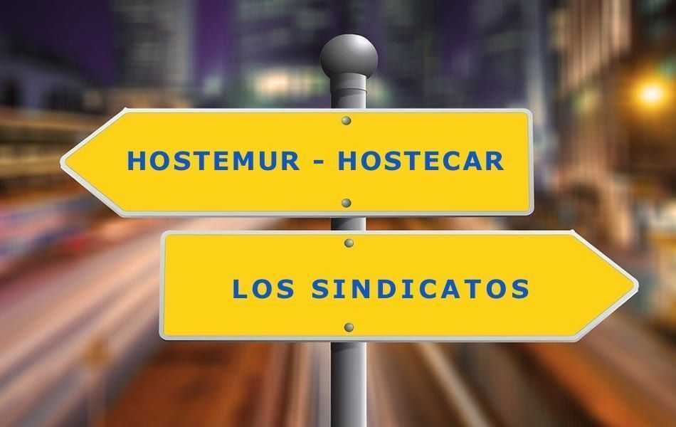 Hostemur y Hostecar indignadas con la actitud y las amenazas de los sindicatos