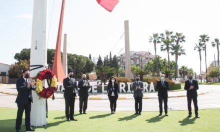 Los grupos políticos municipales de San Javier rinden un homenaje conjunto a las víctimas del COVID-19