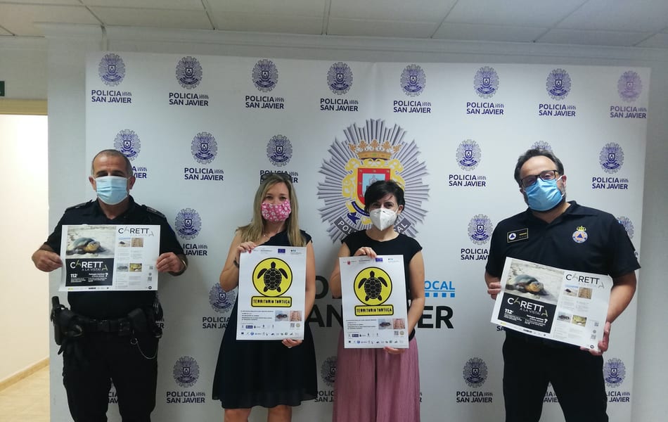 Ayuntamiento de San Javier se suma a la campaña «Territorio Tortuga» para la preservación de la tortuga boba