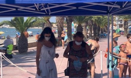 La campaña de sensibilización ambiental Mar Menor 2020 en Lo Pagán