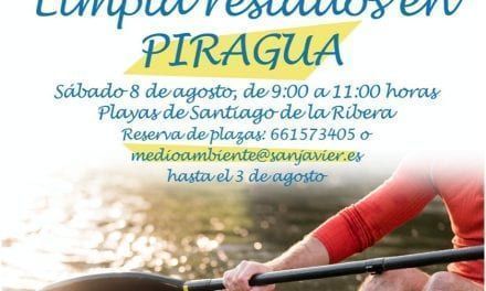 La concejalía de Juventud del Ayuntamiento de San Javier completa un evento de recogida de residuos en playas
