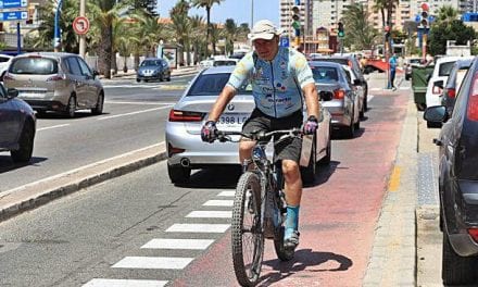 Amplían las sendas ciclistas de La Manga del Mar Menor