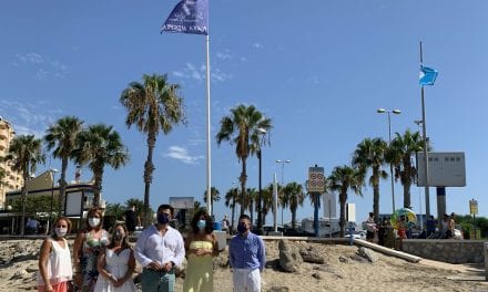 La bandera de Turismo Seguro en las playas de San Javier y San Pedro del Pinatar