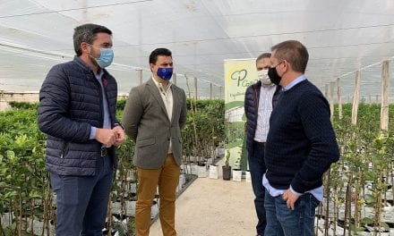 Antonio Luengo y José Miguel Luengo visitan las instalaciones de Caliplant en Pozo Aledo