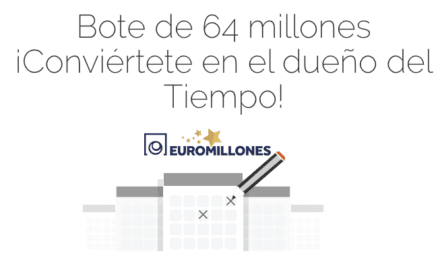 Jugar al bote Euromillones online 64 millones de euros, martes 31 de agosto 2021