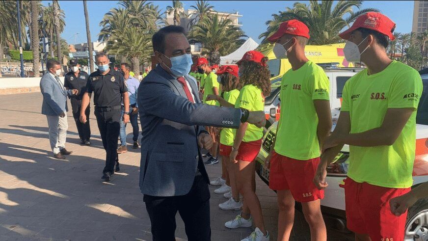 Exhibición de San Javier Plan de Vigilancia y Rescate en Playas y Salvamento en la Mar de la Región de Murcia