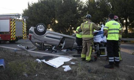 Un accidente múltiple deja un herido en la AP-7 de San Javier