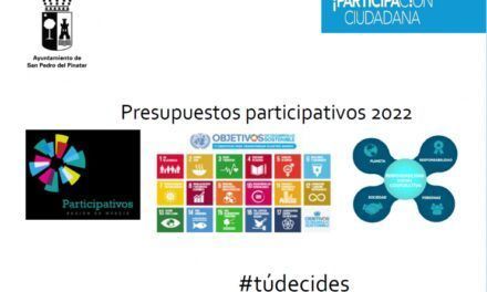 Presupuestos Participativos 2022 San Pedro del Pinatar