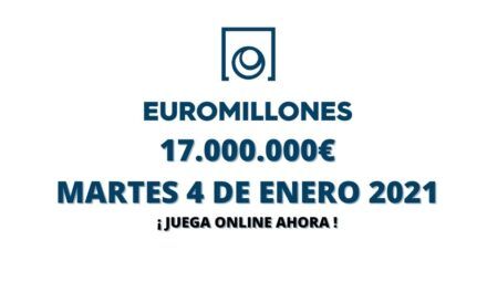 Jugar Euromillones online hoy, bote martes 4 de enero 2022