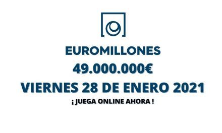 Jugar Euromillones online hoy viernes 28 de enero 2022