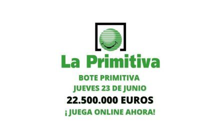 Jugar Primitiva online hoy jueves 23 de junio 2022