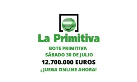 Jugar Primitiva online bote sábado 30 de julio 2022