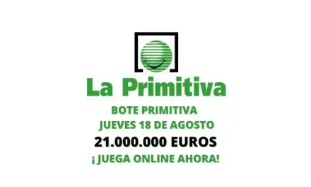 Jugar Primitiva online bote jueves 18 de agosto 2022