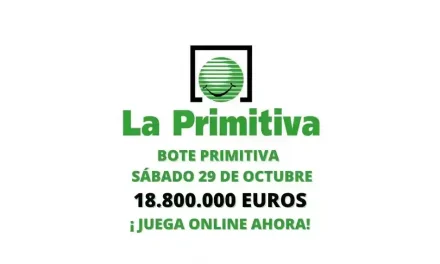 Primitiva online bote sábado 29 de octubre