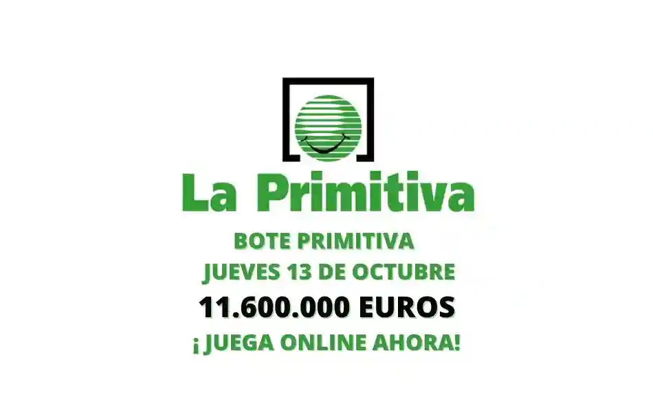 Primitiva online bote jueves 13 de octubre