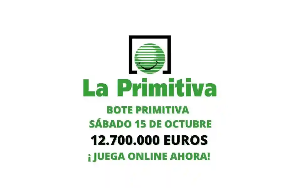 Primitiva online bote sábado 15 de octubre