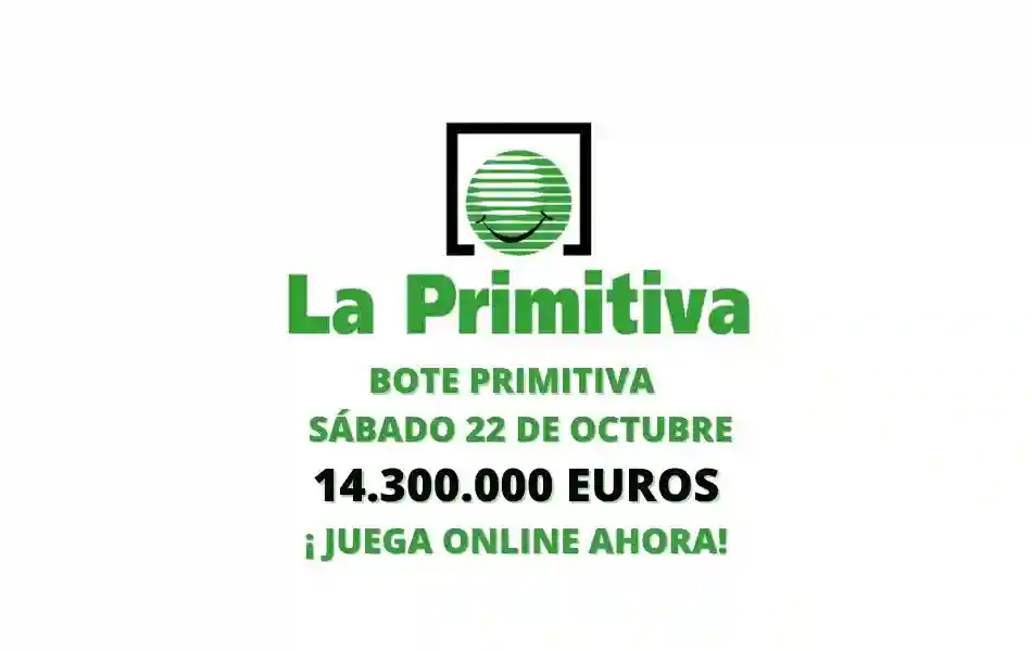 Primitiva online bote sábado 22 de octubre