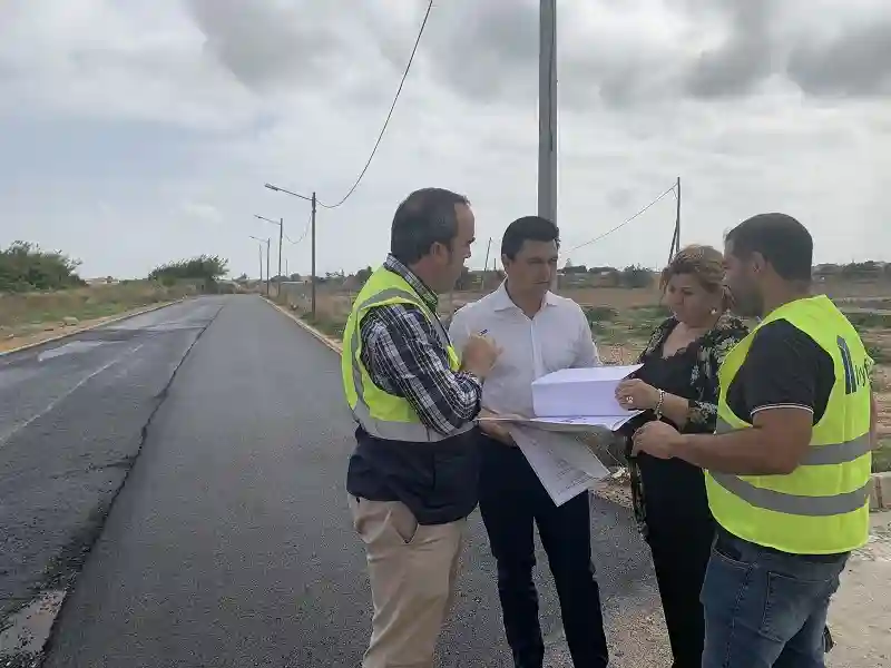 Renovación de La calle Monasterio de Las Palmas San Javier