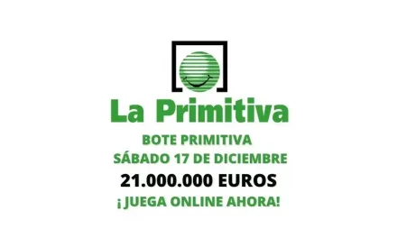 Comprobar Primitiva resultados sábado 17 de diciembre 2022