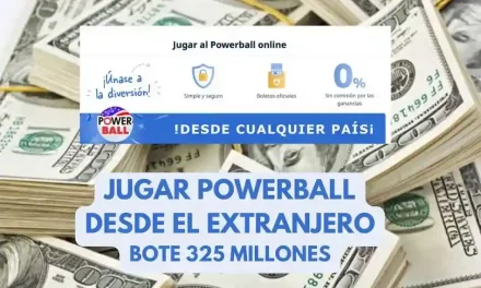 Jugar Powerball desde el extranjero bote 325 millones