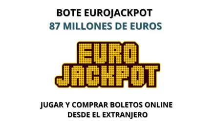 Bote Eurojackpot 87 millones