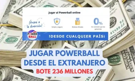 Jugar Powerball desde el extranjero bote de 236 millones