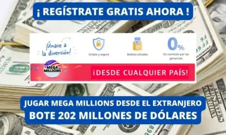 Jugar Powerball USA desde el extranjero bote 98 millones