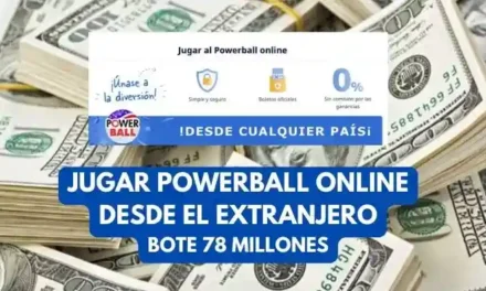 Jugar Powerball desde el extranjero bote 78 millones