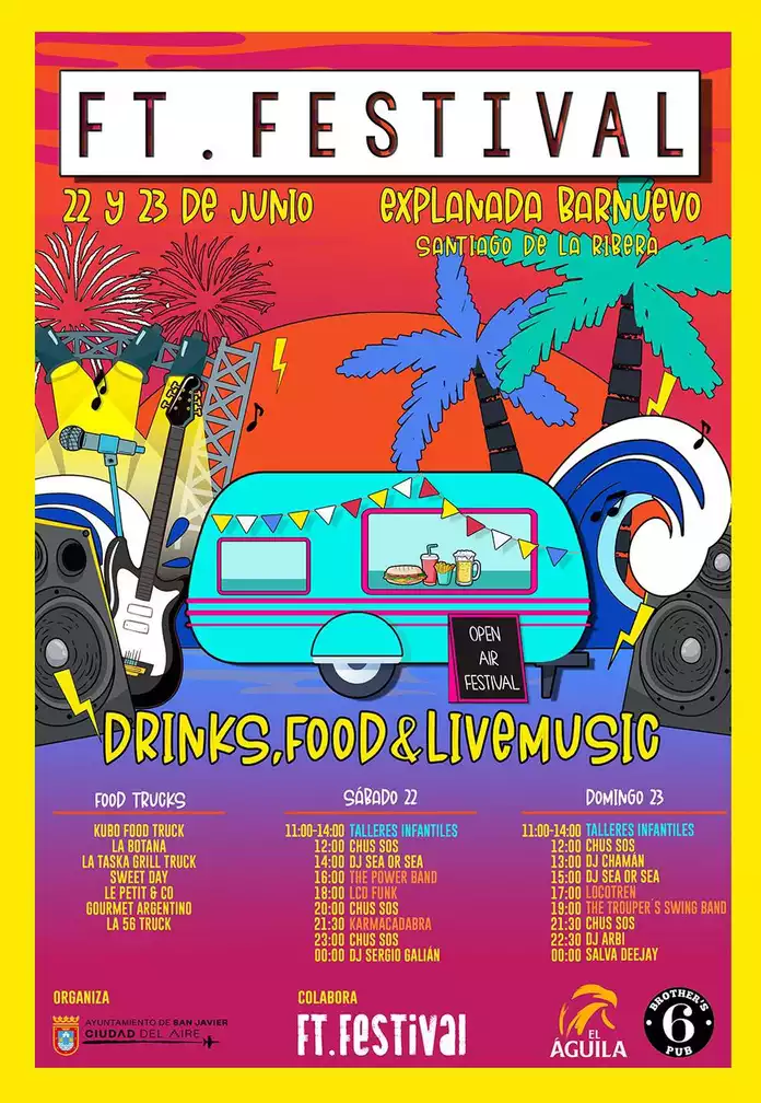 El Festival Food Trucks 2024 en Santiago de la Ribera