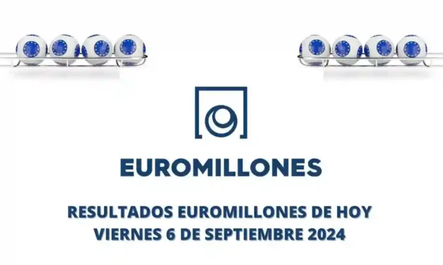 Resultados Euromillones hoy viernes 6 de septiembre 2024