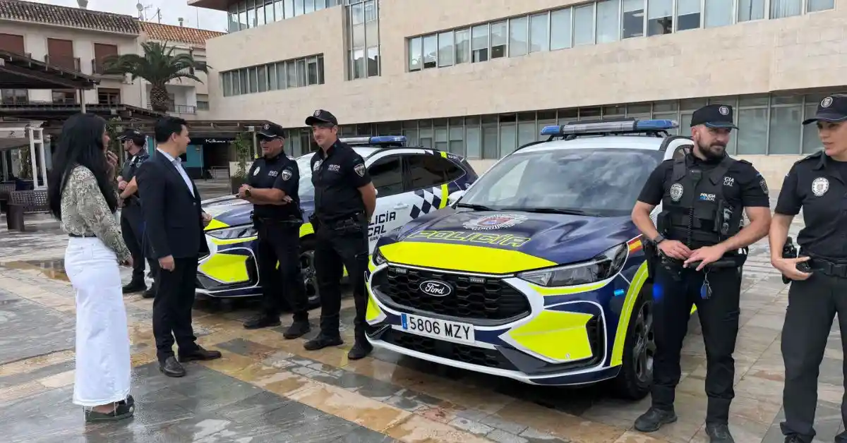 Policía Local de San Javier recibe cuatro nuevos vehículos patrulla